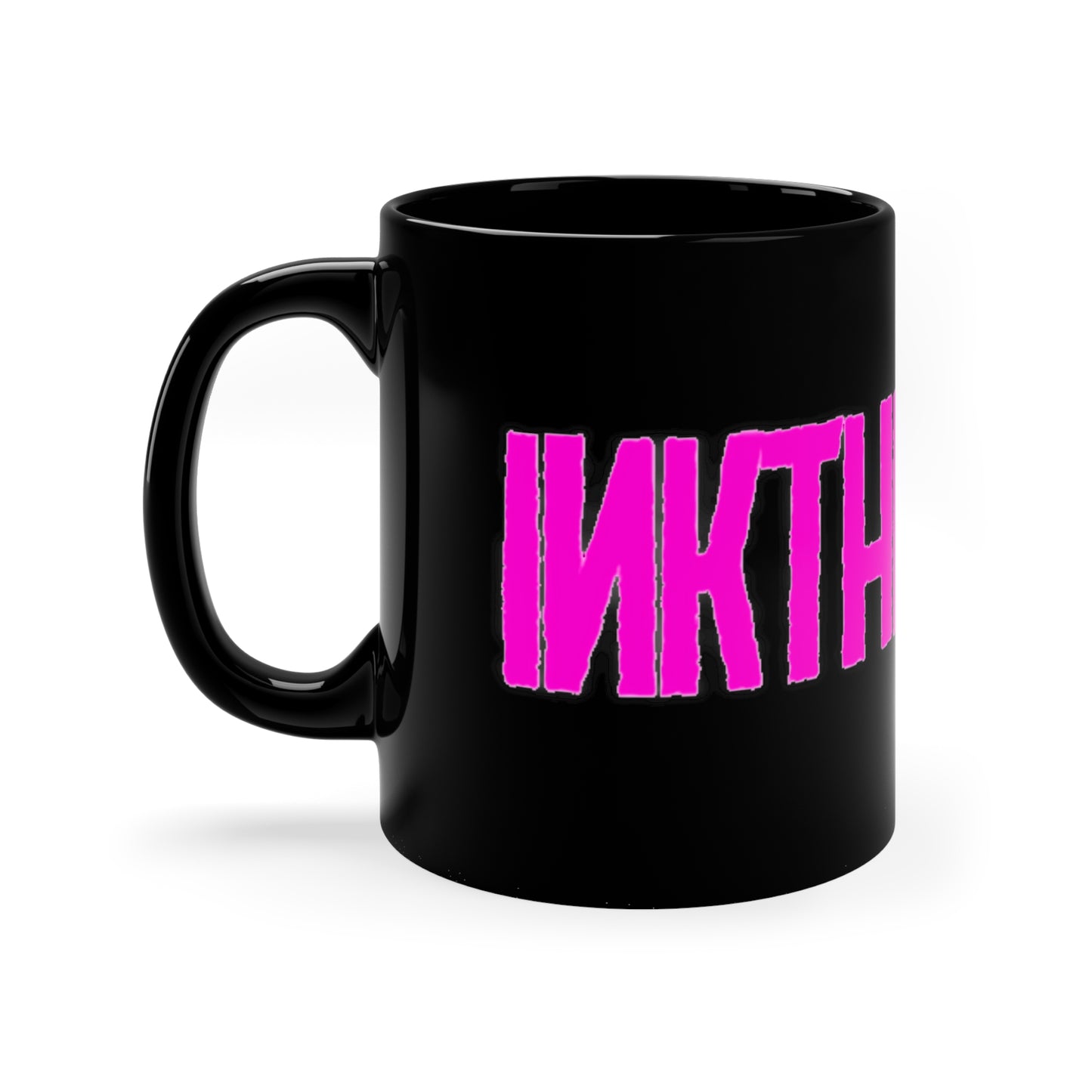 InkTherapy Pink 11oz Black Mug