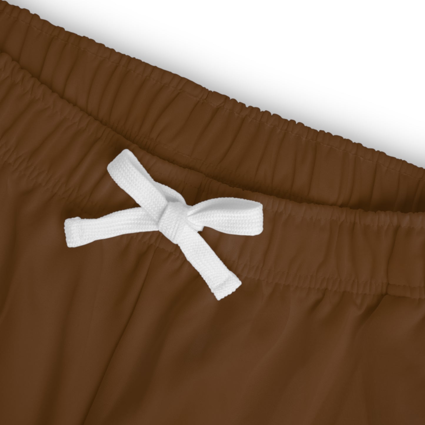 Brown Calli Script InkTherapy Athletic Long Shorts