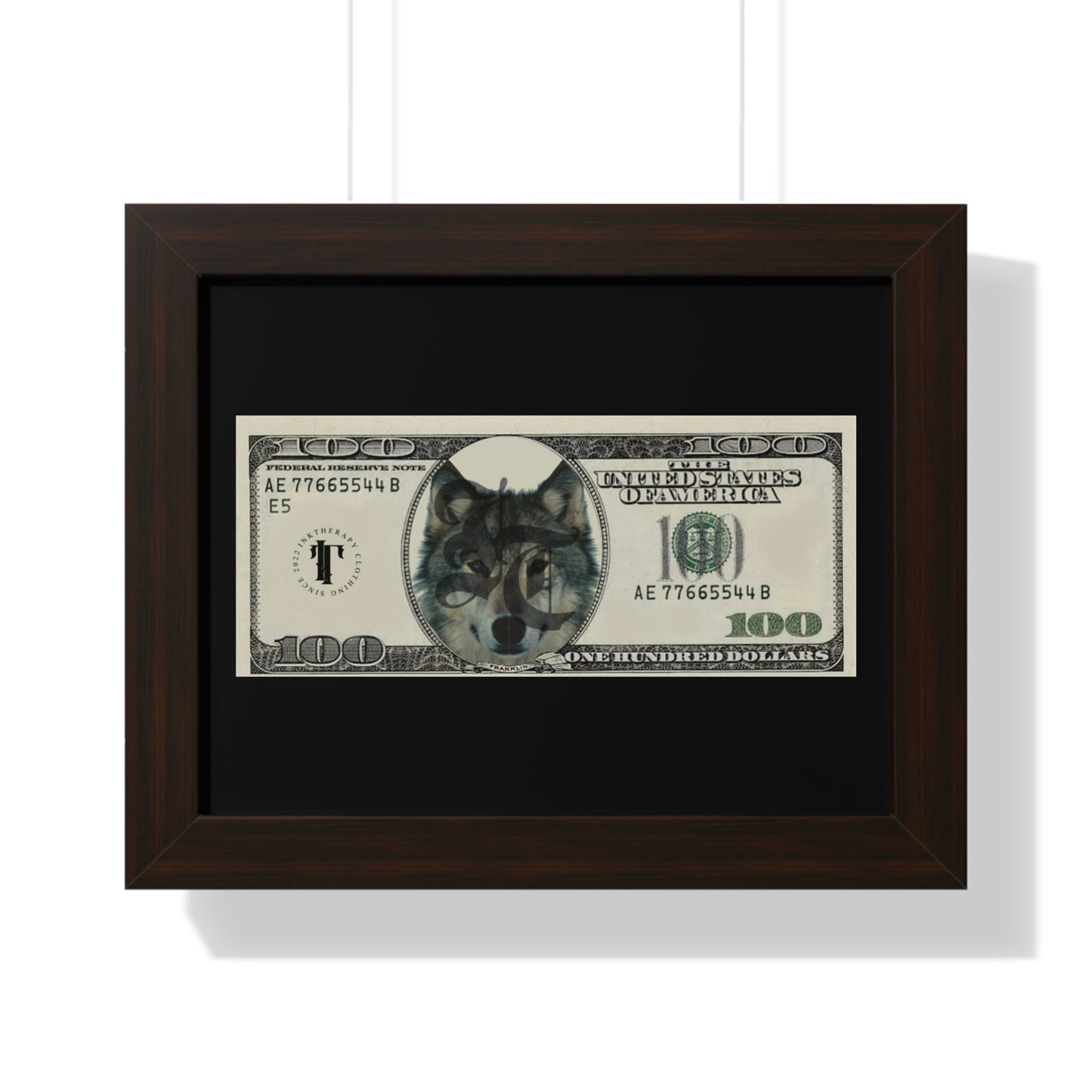 The Wolf Dollar Framed Poster